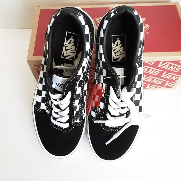Vans Kids' Pre-School/Grade School Ward Checkered Skate Shoes SIZE 3 NWB - Picture 4 of 8